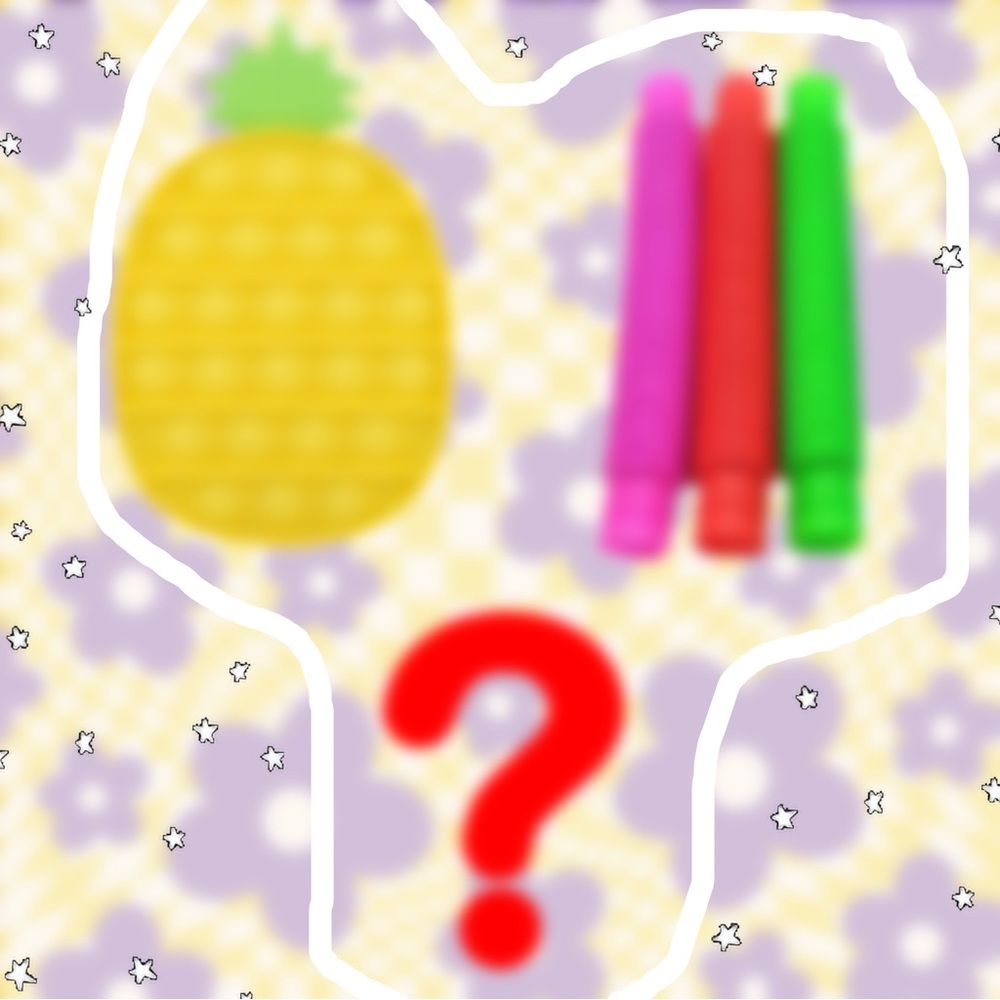 MYSTERY BOX INCLUDES 3 SMALL FIDGETS